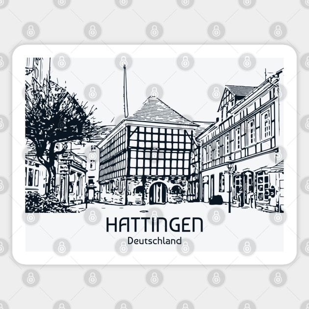 Hattingen - Deutschland Sticker by Lakeric